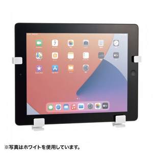 サンワサプライ iPad・タブレットホルダー ブラック MR-TABST9BKN-イメージ2