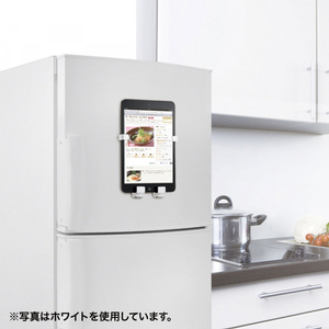 サンワサプライ iPad・タブレットホルダー ブラック MR-TABST9BKN-イメージ3