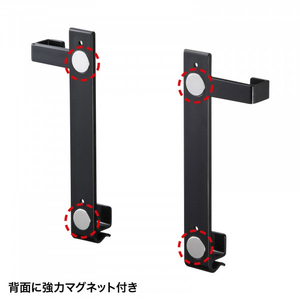 サンワサプライ iPad・タブレットホルダー ブラック MR-TABST9BKN-イメージ6