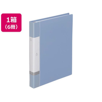 リヒトラブ リクエスト クリヤーブック差替式A4 30穴 背幅35mm 水 6冊 FCG628U-G3802-14