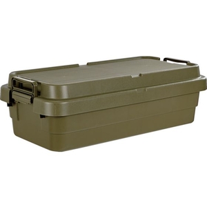トラスコ中山 TRUSCO/トランクカーゴ フラット天板仕様 浅型 40L ОD色 FCA127U-3695136-イメージ1