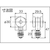 ダイケン アルミドアハンガー SD15単車 SD15-Rドアハンガー用複車 FC841FU-3203751-イメージ3