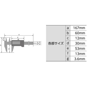 シンワ測定 デジタルノギスミニ 2100mm FCF832A-#19994-イメージ4