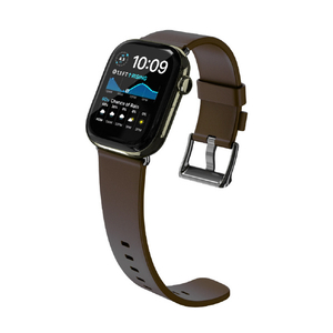 KeyBudz Apple Watch 49/46/45/44mm Artisan プレミアム本革バンド ナチュラルブラウン KB28468AW-イメージ10