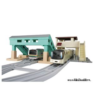 タカラトミー 橋上駅舎と跨線橋キット ｷﾖｳｼﾞﾖｳｴｷｼﾔﾄｺｾﾝｷﾖｳｷﾂﾄ-イメージ3