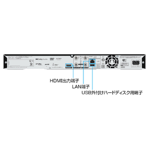 シャープ 2TB HDD内蔵ブルーレイレコーダー AQUOS ブルーレイ 2BC20EW1-イメージ10