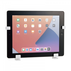 サンワサプライ 7～11インチ用iPad・タブレットホルダー ホワイト MR-TABST9WN-イメージ2