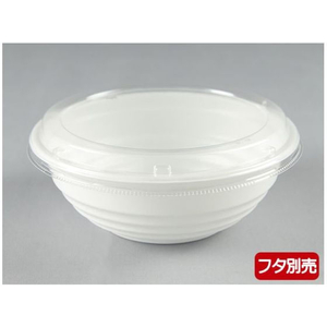 パックスタイル 耐熱どんぶり容器 YS丼 D-2 白 本体 50個 FC305SH-00653120-イメージ2