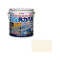 アサヒペン 水性シリコンアクリル外かべ用 3KG アイボリー FC231PP