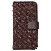 ZENUS 手帳型スマホケース Mesh Diary iPhone 6/6s用 ダークブラウン Z9469I6S