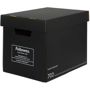 フェローズ バンカーズボックス 702 フルブラック 3個 FCE841L-FE-100143117-イメージ2