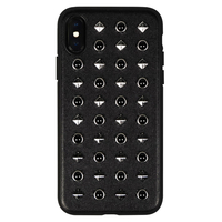 GAZE iPhone XS/X用ケース Glitter OX シルバー GZ13469I58