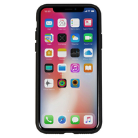 iPhoneアクセサリー iPhone x GAZE GZ13469I58 iPhone XS/X用ケース Glitter OX シルバー