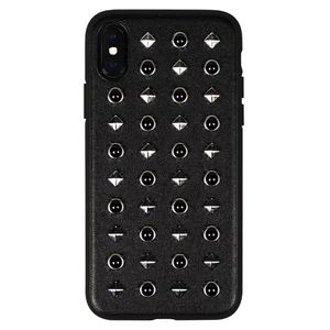 GAZE GZ13469I58 iPhone XS/X用ケース Glitter OX シルバー