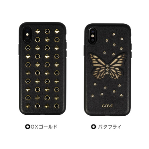 GAZE iPhone XS/X用ケース Glitter OX シルバー GZ13469I58-イメージ14