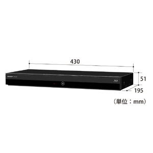 シャープ 1TB HDD内蔵ブルーレイレコーダー AQUOS ブルーレイ 2BC10EW1-イメージ11