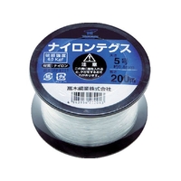 高木綱業 ナイロンテグス 5号 黒コイル 透明2000.4ボビン巻5号 FC277GD-4861515