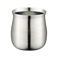 三宝産業 UK ステンレス ガラ入れ ライン入り S FC957LJ-3673320