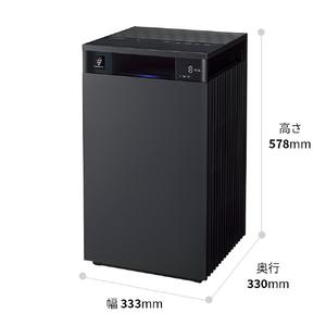 シャープ 加湿レス空気清浄機 Purefit グレー系 FP-W120-H-イメージ3