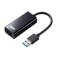 サンワサプライ USB3．2-LAN変換アダプタ ブラック USB-CVLAN1BKN