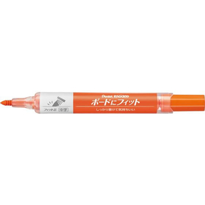 ぺんてる ノックル ボードにフィット 中字 橙 FCC5035-XEMWL5SBFF-イメージ1