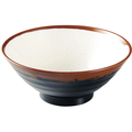 エンテック 長次郎窯そば丼(大) 内白 FC73023-AN65W