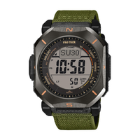 カシオ PROTREK ブラック/グリーン PRW-69YB-3JF
