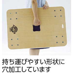 トラスコ 木製平台車　ジュピター　８００Ｘ５５０　φ７５　２００ｋｇ JUP-800-200-イメージ2