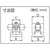 ダイケン アルミドアハンガー SD15戸当りシルバー SD15-Rドアハンガー用複車 FC843FU-3203654-イメージ3