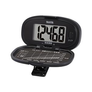 タニタ 歩数計 ブラック PD-647-BK タニタ 歩数計 ブラック PD-647-BK