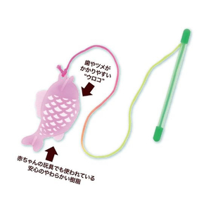 ペティオ 仔猫用 はがためフィッシュ猫じゃらし FCM1715-イメージ4