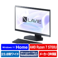 NEC 一体型デスクトップパソコン e angle select LAVIE A23 ファインブラック PCA2365DABE3