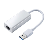 サンワサプライ USB3．2-LAN変換アダプタ ホワイト USB-CVLAN1WN