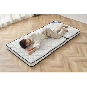 アイリスオーヤマ 三つ折り ポケットコイル マットレス 10cm FC608TB-PMTS10H-3S-イメージ6