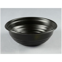 パックスタイル 耐熱どんぶり容器 YS丼 D-2 黒 本体 50個 FC306SH-00653121
