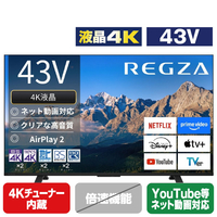 REGZA 43V型 4K液晶テレビ 43M550R 液晶テレビ REGZA(レグザ) 43M550R [43V型 /Bluetooth対応 /4K対応 /BS