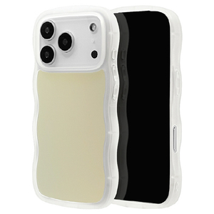 ラスタバナナ iPhone17 Pro用MY．DECOR WAVE ハイブリッドケース ホログラムクリア 9046IP5BHPCL-イメージ1