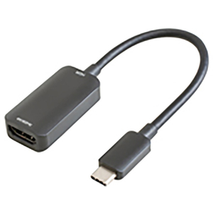 GOPPA USB Type-C→HDMI変換アダプター ブラック GP-CHD460H/B-イメージ1