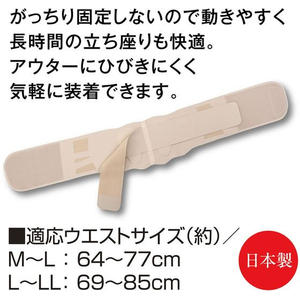 アルファックス お医者さんの腰サポーター ピタ肌 M-L FCE585M-437802-イメージ10