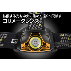 ジェントス Drag Forceヘッドライト 630ルーメン DRF-633D-イメージ2