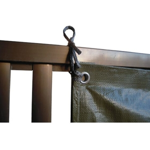 ユタカメイク シート紐 6mm×60cm 100本入 ブラック FC544GA-7783876-イメージ2