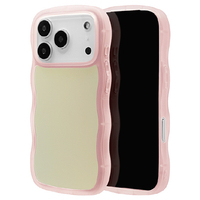 ラスタバナナ iPhone17 Pro用MY．DECOR WAVE ハイブリッドケース ホログラムピンク 9047IP5BHPPK