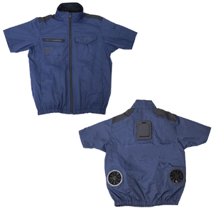 サンコー 冷蔵服半袖(3L) ネイビー TKWE26SNV3L-イメージ1