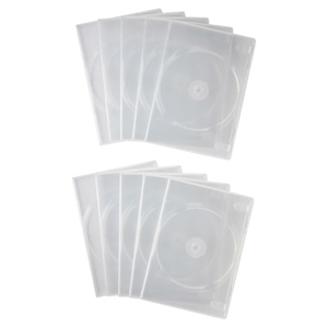 サンワサプライ スリムDVDトールケース(1枚収納・10枚セット) クリア DVD-TU1-10CLN-イメージ5