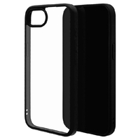ラスタバナナ iPhone 16e用RHINOX ハイブリッドケース TPU×アクリル ブラック×クリア 8640IP5EHABK