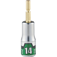 ＫＴＣ インパクトドライバ用ショートソケットビット 難攻不落 １４ｍｍ KTC インパクトドライバ用ショートソケットビット BZP63S-14