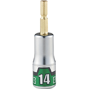 ＫＴＣ インパクトドライバ用ショートソケットビット 難攻不落 １４ｍｍ KTC インパクトドライバ用ショートソケットビット BZP63S-14-イメージ1