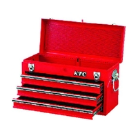 京都機械工具 チェスト(3段3引出し)ソリッドレッド レッド520215300取付可(φ4mm､全長55mm以下) FC472CA-3738175