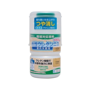 和信ペイント/水性ウレタンニス つや消しクリヤー 130ml 941155 FC356XS-941155-イメージ1