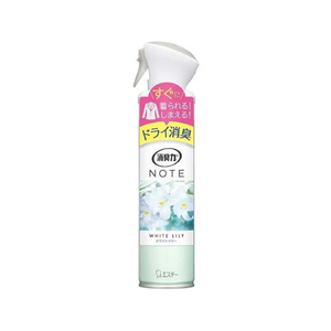 エステー 消臭力 NOTE 衣類用消臭スプレー ホワイトリリー 240mL FCG981U-イメージ1